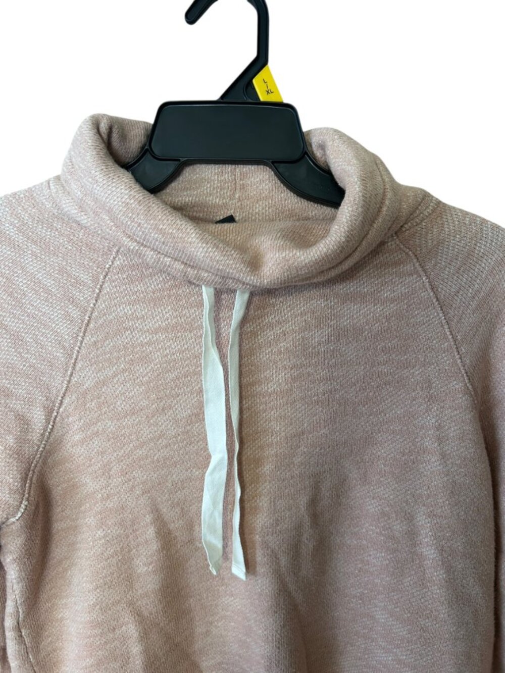 J. Crew 100% Cotton Cowl Neck Sweatshirt Blush Pink Size S - Picture 6 of 8